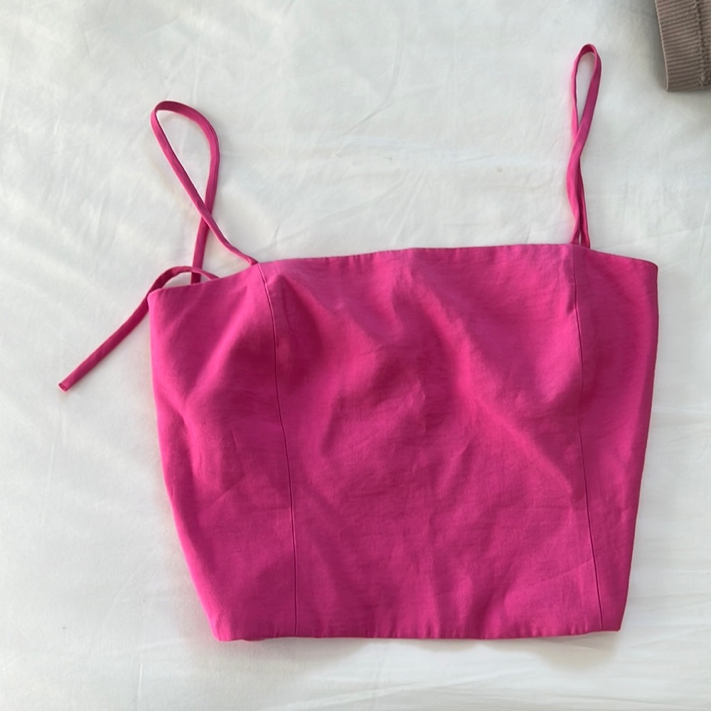 Pink zara blouse